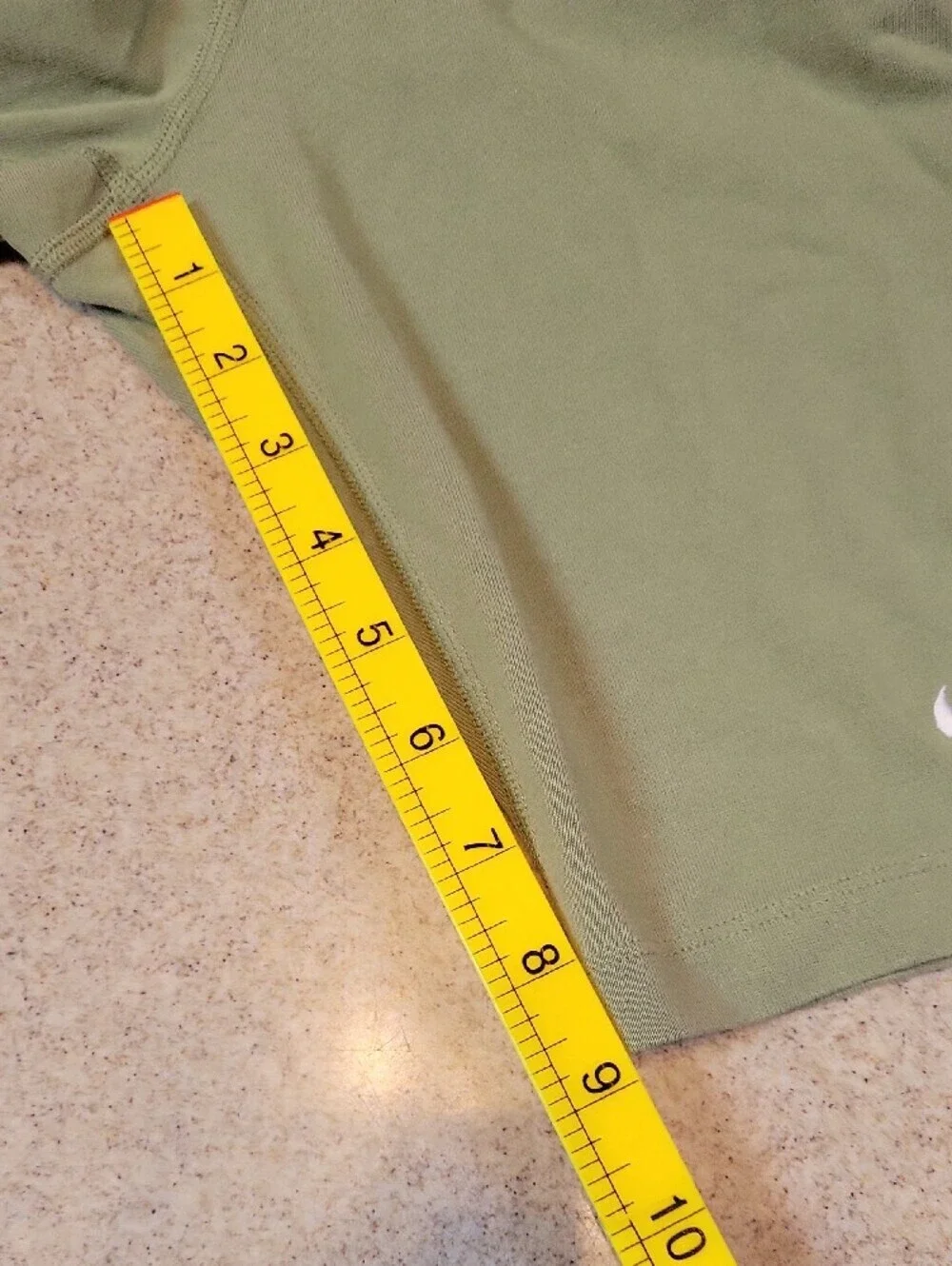 Nike Essential Bike Shorts Sage Green Size XS Cotton Blend Stretch